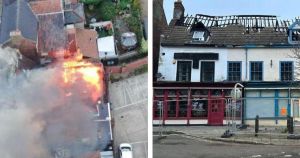 Butcher’s shop demolition blocked after town‑centre blaze