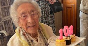 Norfolk's oldest person enjoys surprise birthday party
