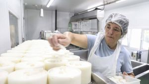 Rosa Sánchez, la cocinera de Onís que cambió los fogones del bar por una quesería de Gamonéu que atrae a visitantes de todo el mundo