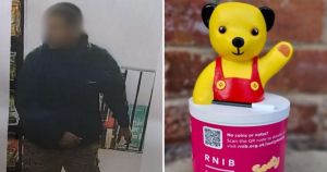 Thief on the run after swiping cash-stuffed Sooty box from corner shop