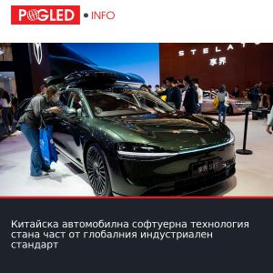 Китайска автомобилна софтуерна технология стана част от глобалния индустриален стандарт