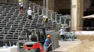 Giostra, partito il montaggio in piazza. E c’è grande attesa per la lancia d’oro