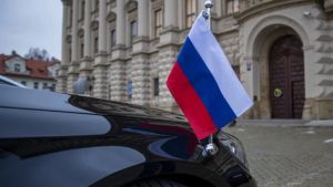 Francuski, britanski i nemački ambasadori na razgovoru u ruskom ministarstvu spoljnih poslova