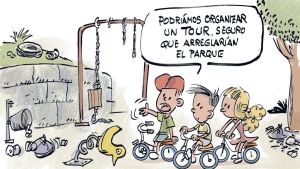 Mejoras urbanas... si viene el Tour