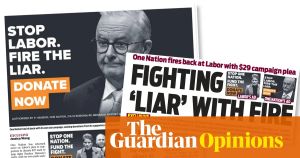 As One Nation seeks donations to ‘fire the liar’, News Corp gives it front-page billing