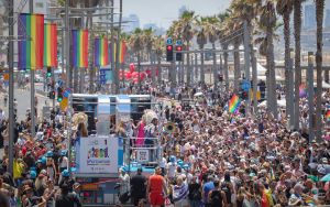 Tel Aviv holds first Pride parade since Oct. 7; cops impede some anti-government marchers