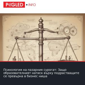 Психология на пазарния сурогат: Защо образователният натиск върху подрастващите се превърна в бизнес ниша