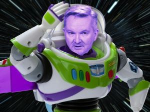 ‘Chris Bowen, a maniacal twin of Buzz Lightyear’