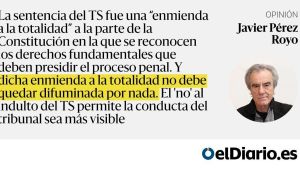 Completamente de acuerdo con el 'no' del Tribunal Supremo al indulto del exfiscal general