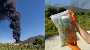 Incendio Delca, i primi esiti di Arpat: 