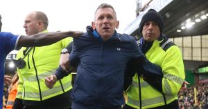 30 years of Carrow Road hurt... then a banning order for pitch invading Ipswich fan