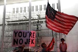Workers begin removing Trump’s name from Kennedy Center, hours after court deadline