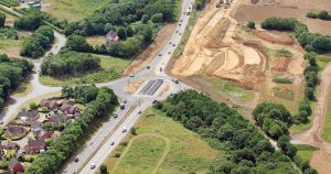 Bird's-eye view photographs show major changes taking shape on Norfolk's A47