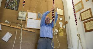 Bell ringer who rang for Queen's coronation celebrates 80 years in the belfry