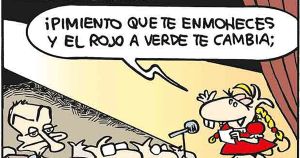 Y el rojo al verde te cambia