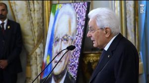La coppia ‘Mamà Dots’ inventa un nuovo stile pittorico: ritratto consegnato al presidente Mattarella