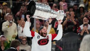 'Not hoisting that without him': Hurricanes' Staal did it all in Cup run