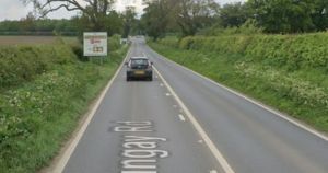 Driver taken to hospital after car crashes into ditch