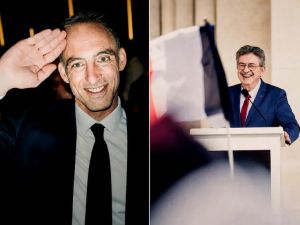 À gauche : plus patriote que moi, tu meurs !