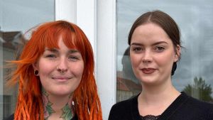 Vi­cto­ria og Renée flyt­ter fir­ma­et fra kæl­der på Fa­brik­vej til vel­be­søgt torv