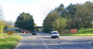 Air ambulance sent to two-car crash on busy road