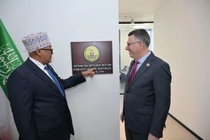Visiting Somaliland president opens embassy in Jerusalem