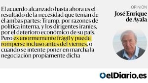 Un acuerdo ambiguo, incompleto y frágil