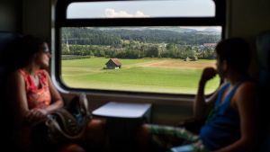 Drei Frauen im Zug