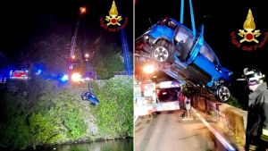 Auto finisce nel lago dopo il pauroso incidente: morto un 37enne, grave una donna