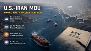 Understanding the U.S.-Iran MOU: Hormuz first, nuclear talks next