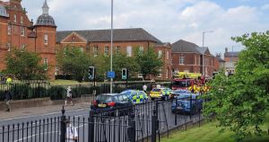 Fire crews tackling city centre blaze