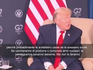 Trump: La cosa più importante dell'accordo è che l'Iran non avrà armi nucleari