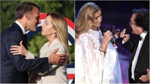 'Felicità’ con Giorgia, i Garbage per Starmer e la voce di Céline Dion per il Canada: la playlist di deejay Macron