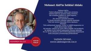 Mehmet Akif'in İstiklal Ahlakı