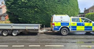Stolen farm trailer recovered and returned to owner