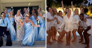The Norfolk twins who were bridesmaids as Little Mix star married England footballer