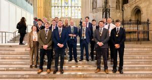 Young farmers discuss their industry's future with MP during tour of Parliament