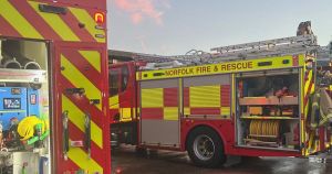 Fourteen crews battle blaze involving 50 tonnes of waste at recycling centre