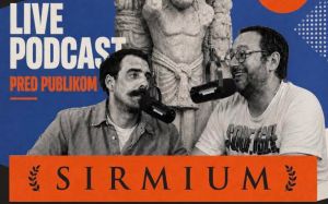 Sirmijum, antička prestonica Rimskog carstva, tema live podkasta „Točak istorije“ na Art Front festivalu