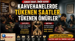 KAHVEHANELERDE TÜKENEN SAATLER, TÜKENEN ÖMÜRLER
