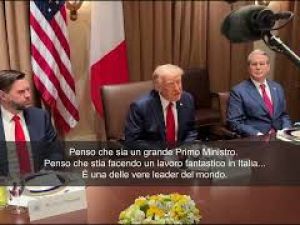 Trump a Meloni nel 2025: Grande premier è una delle vere leader nel mondo