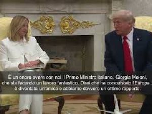 Trump nel 2025: Un onore avere alla Casa Bianca la premier italiana, è un'amica