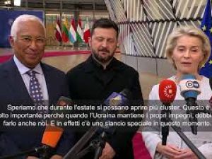 Al via primi negoziati per adesione Ucraina all'Ue, von der Leyen a Zelensky: Congratulazioni