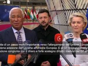 Costa: Momento storico per Ucraina, al via primi negoziati per adesione all'Ue