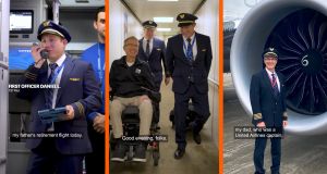 United pilot with ALS retires on final flight with his son in the pilot’s seat
