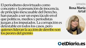 La justicia y el periodismo en el 'Detritoceno' español