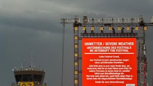 Sirenen statt Musik: Southside-Festival wegen Unwettergefahr zwischenzeitlich evakuiert