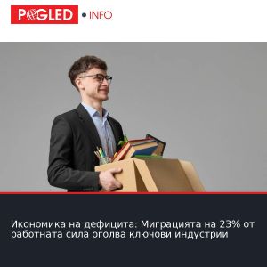 Икономика на дефицита: Миграцията на 23% от работната сила оголва ключови индустрии