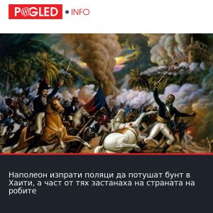 Наполеон изпрати поляци да потушат бунт в Хаити, а част от тях застанаха на страната на робите