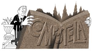 Borges y las piedras de Compostela